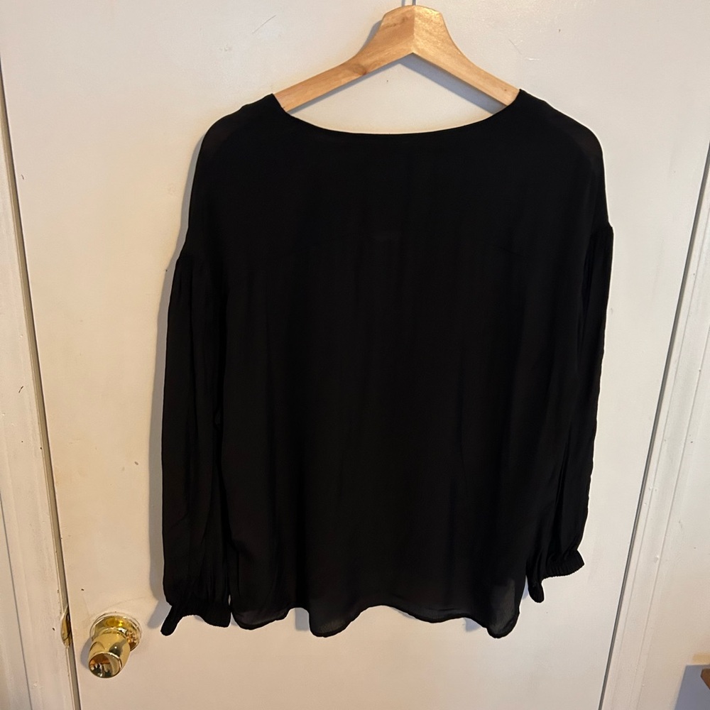 Ba&Sh | Size 3 | Classic Black Button-Up Blouse - image 5